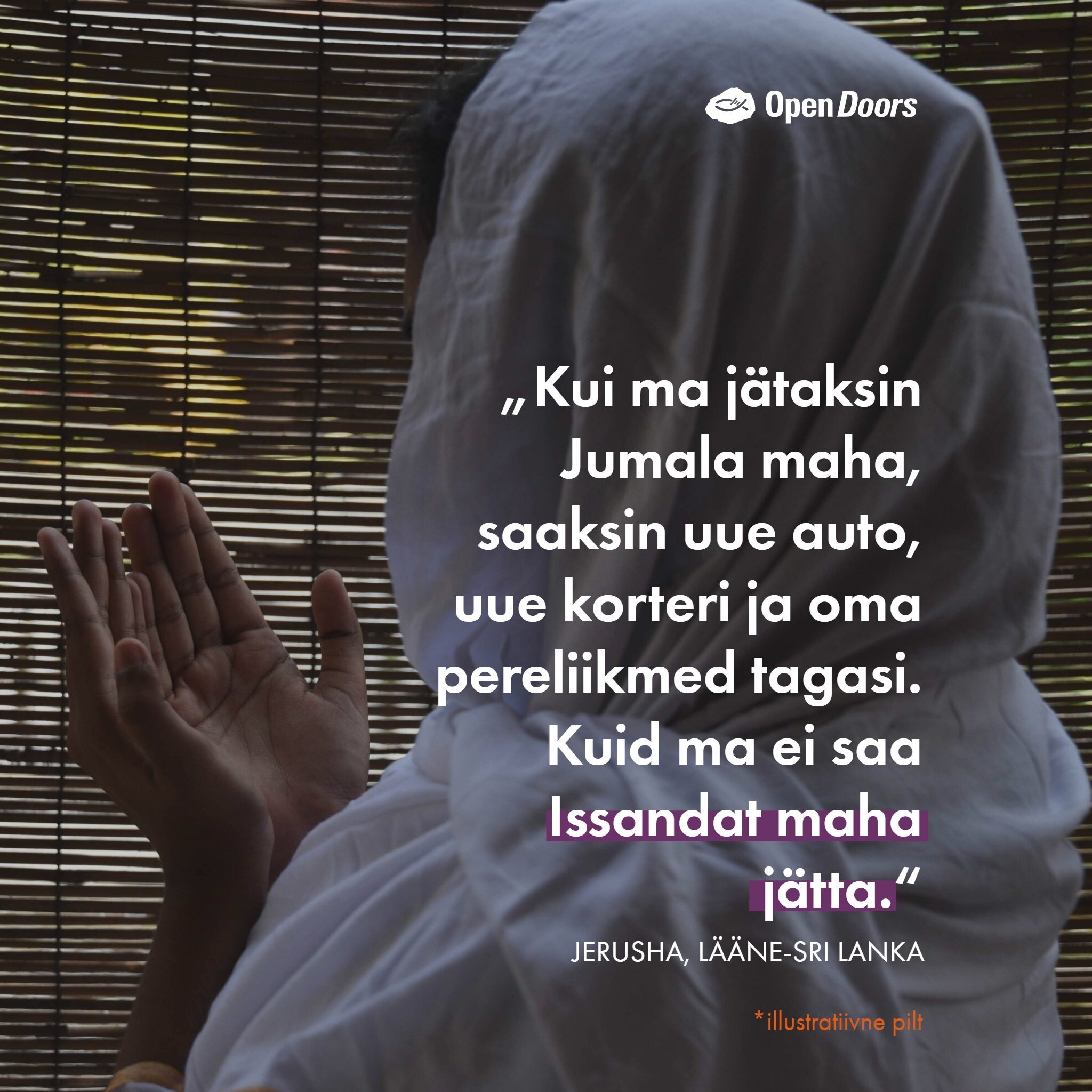 Jerusha tunnistus Sri Lankal