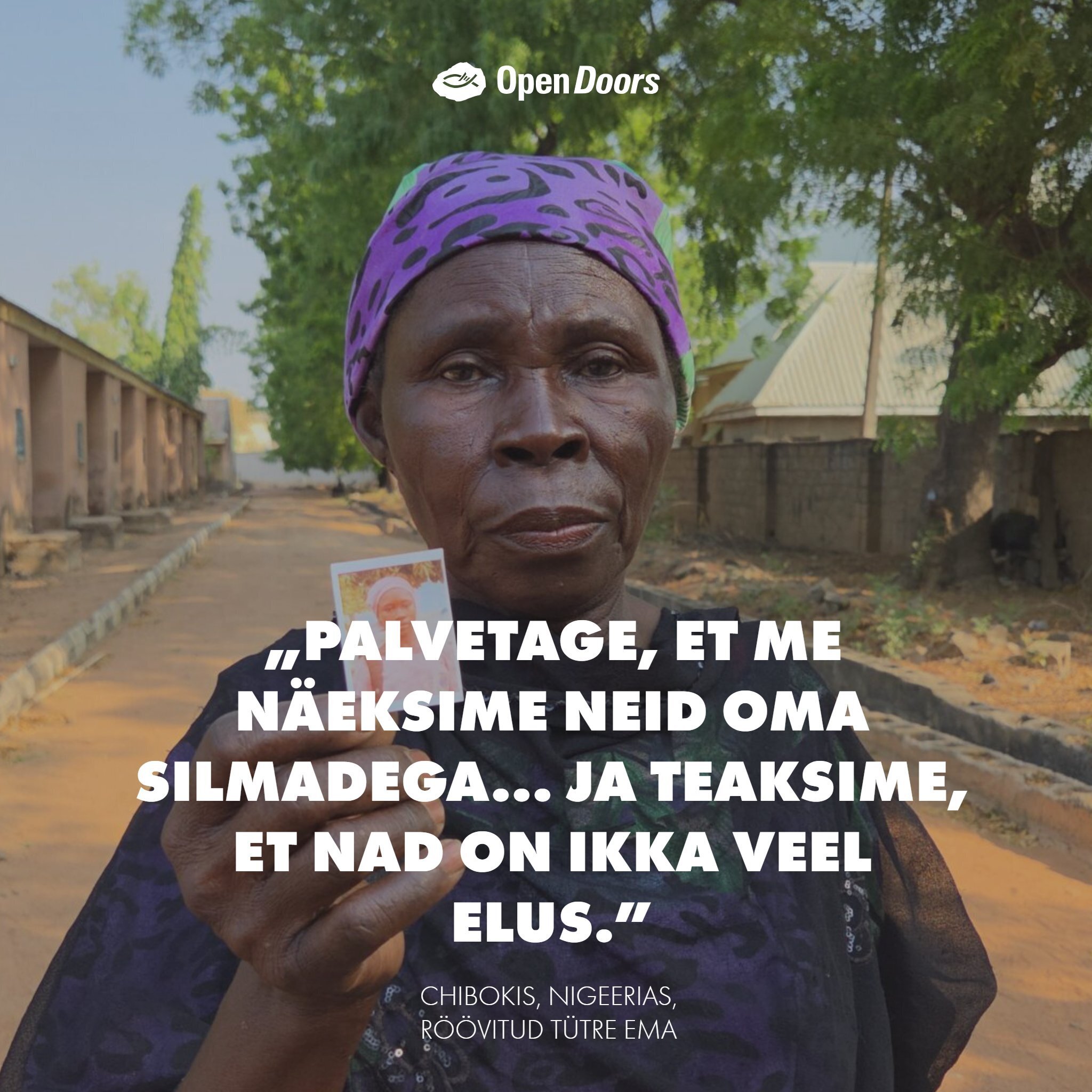 Palvetage Chiboki vanemate eest