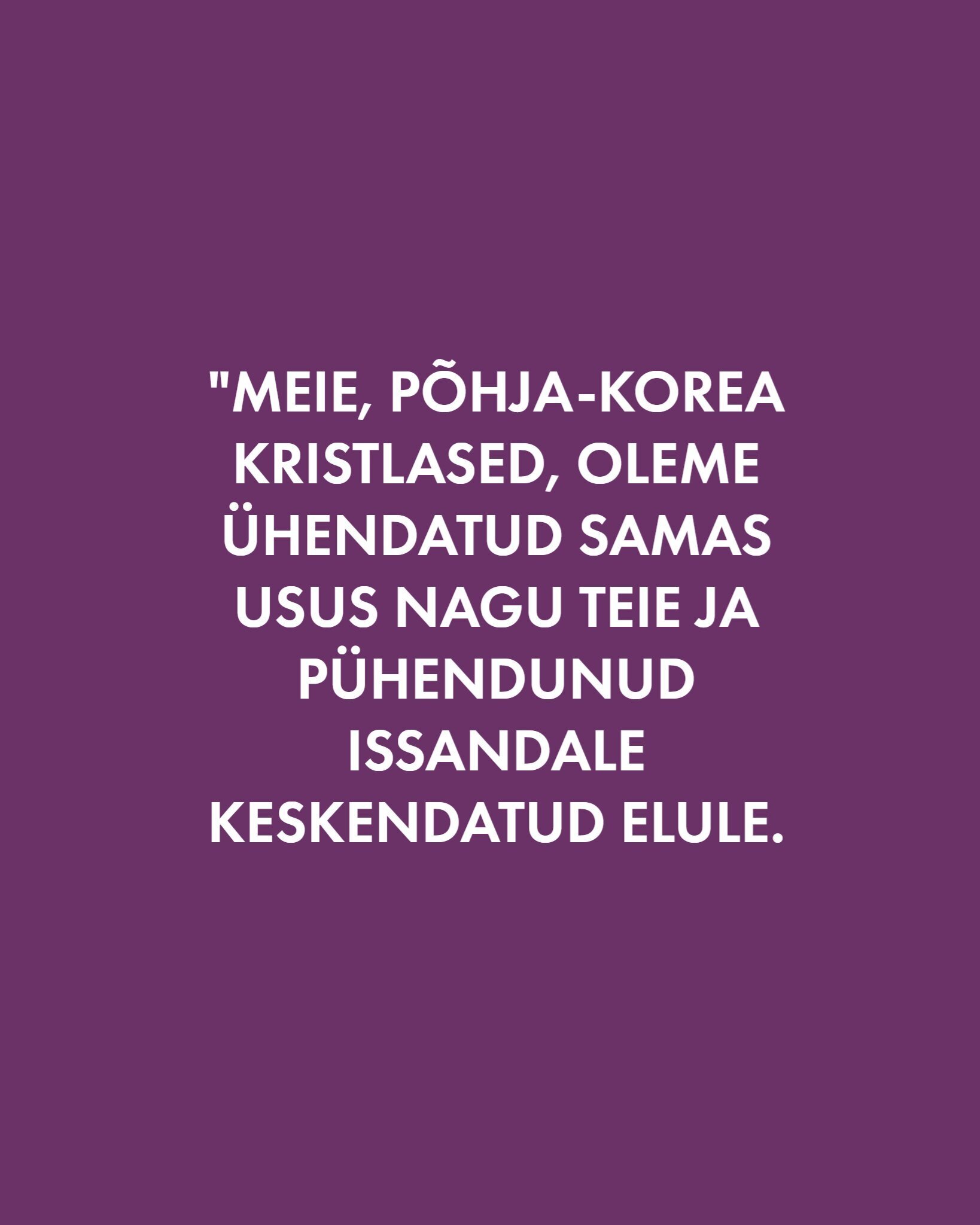 Kiri ustavalt Põhja-Korea kristlaselt