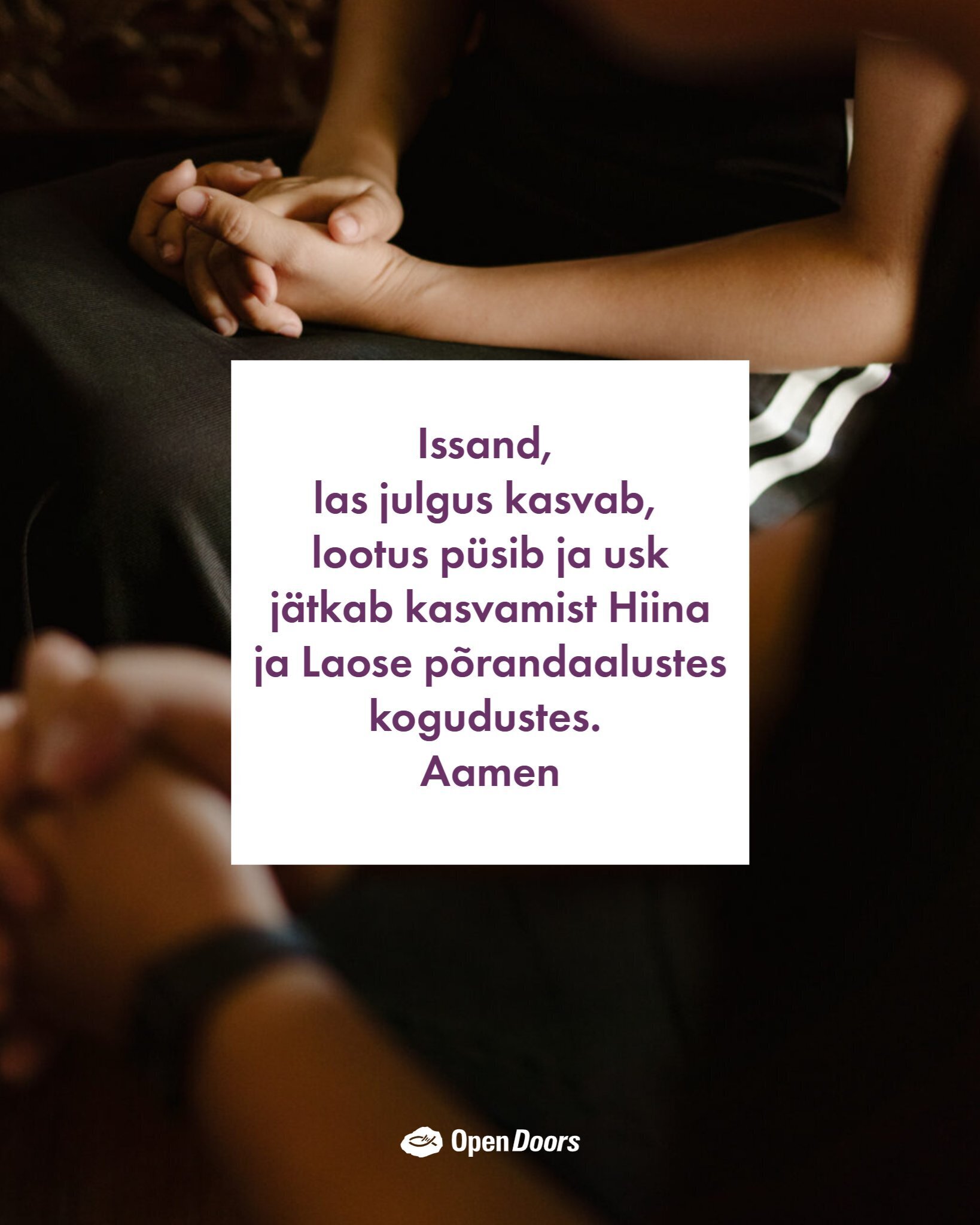 Palve Hiina ja Laose eest