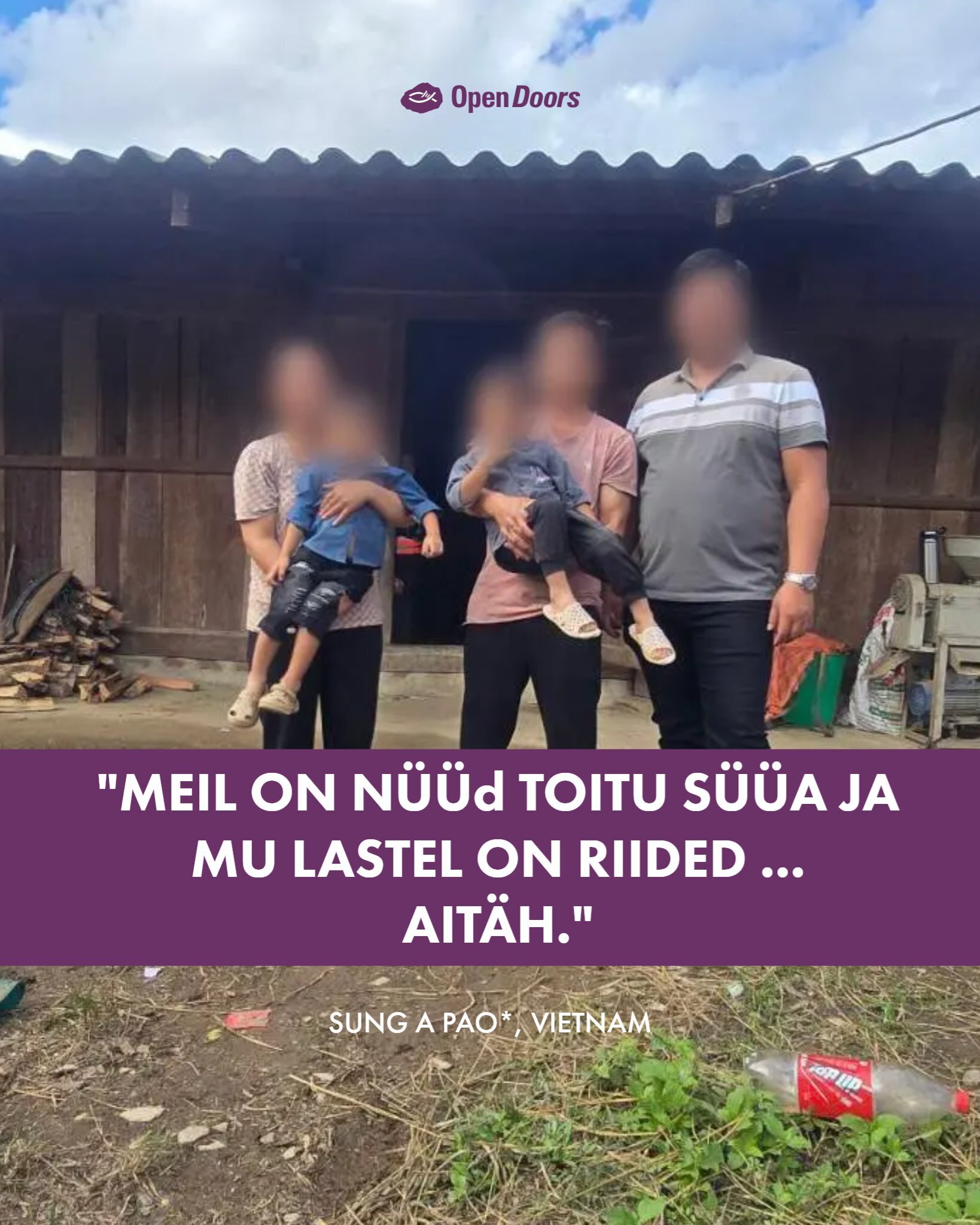 Vietnami Sung A Pao väljendab oma tänulikkust