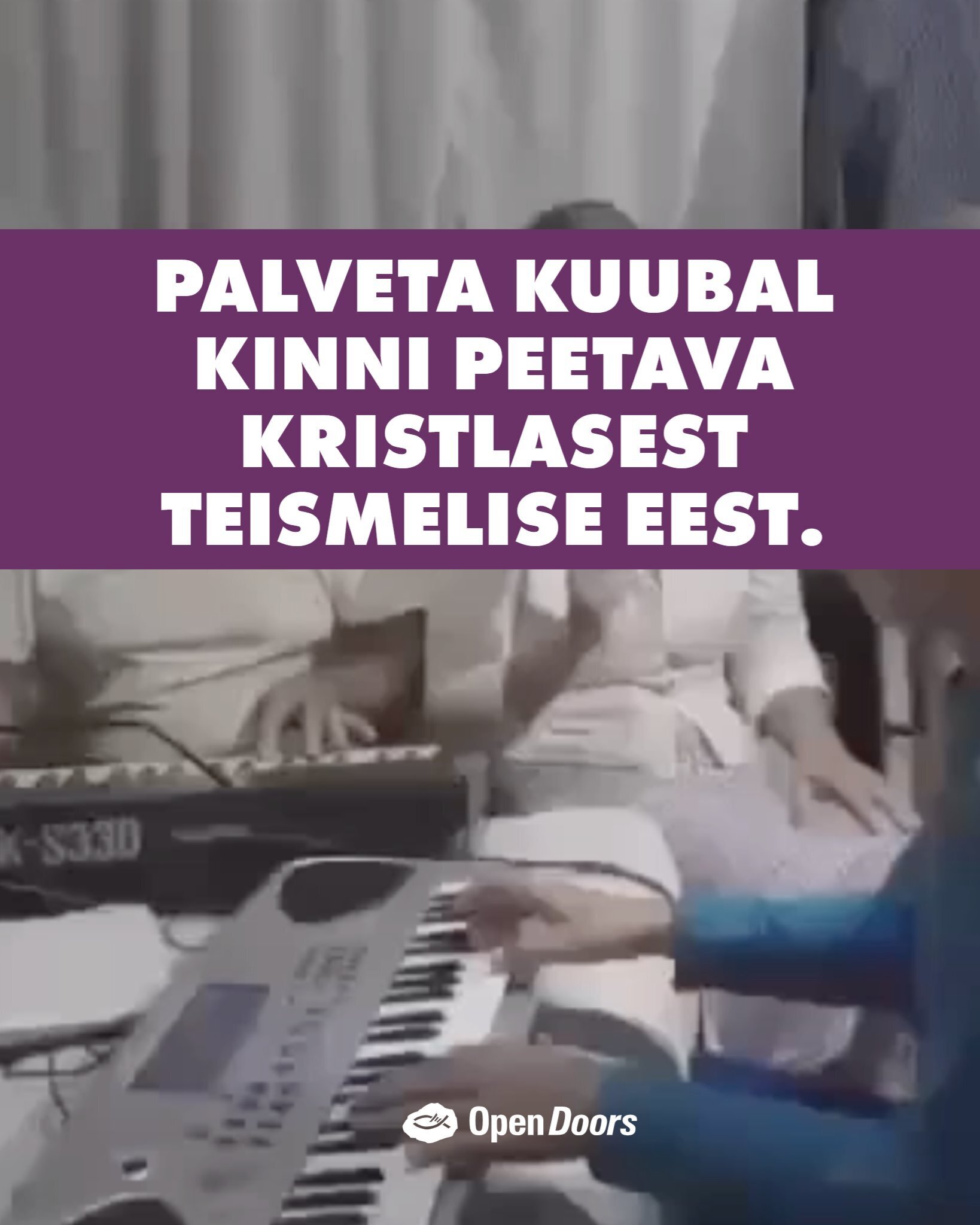 Palveta koos Kuubal kinni peetava Kuuba teismelisega