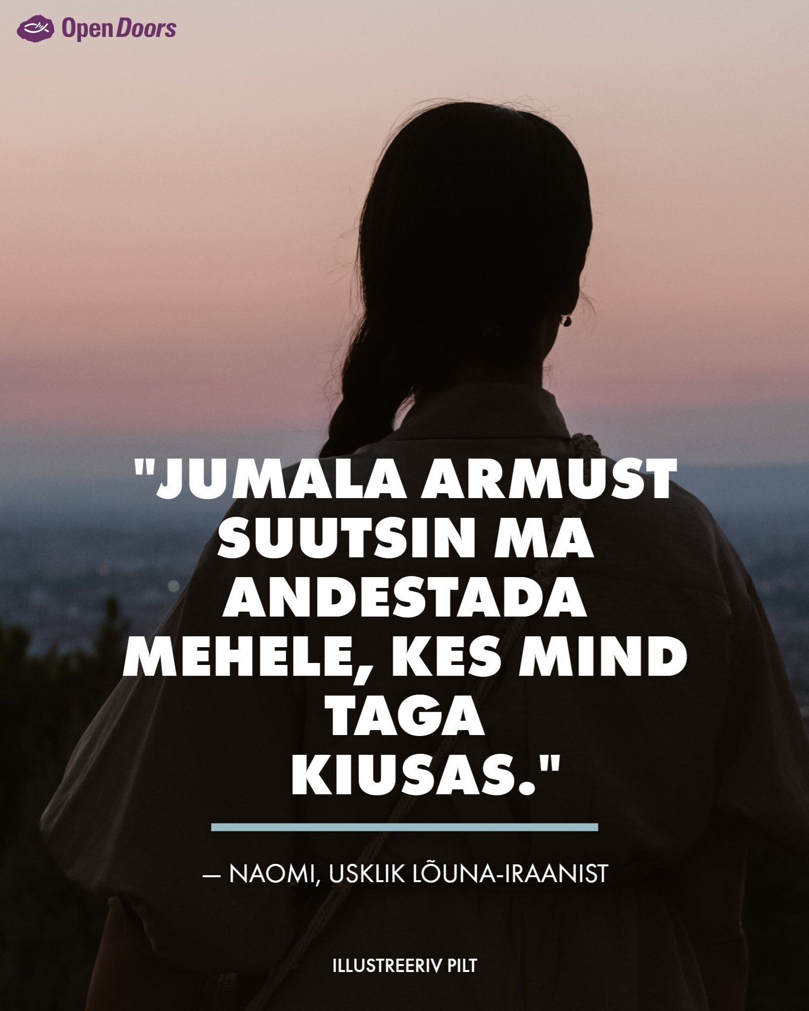 Iraani kristlane Naomi andis oma tagakiusajale andeks