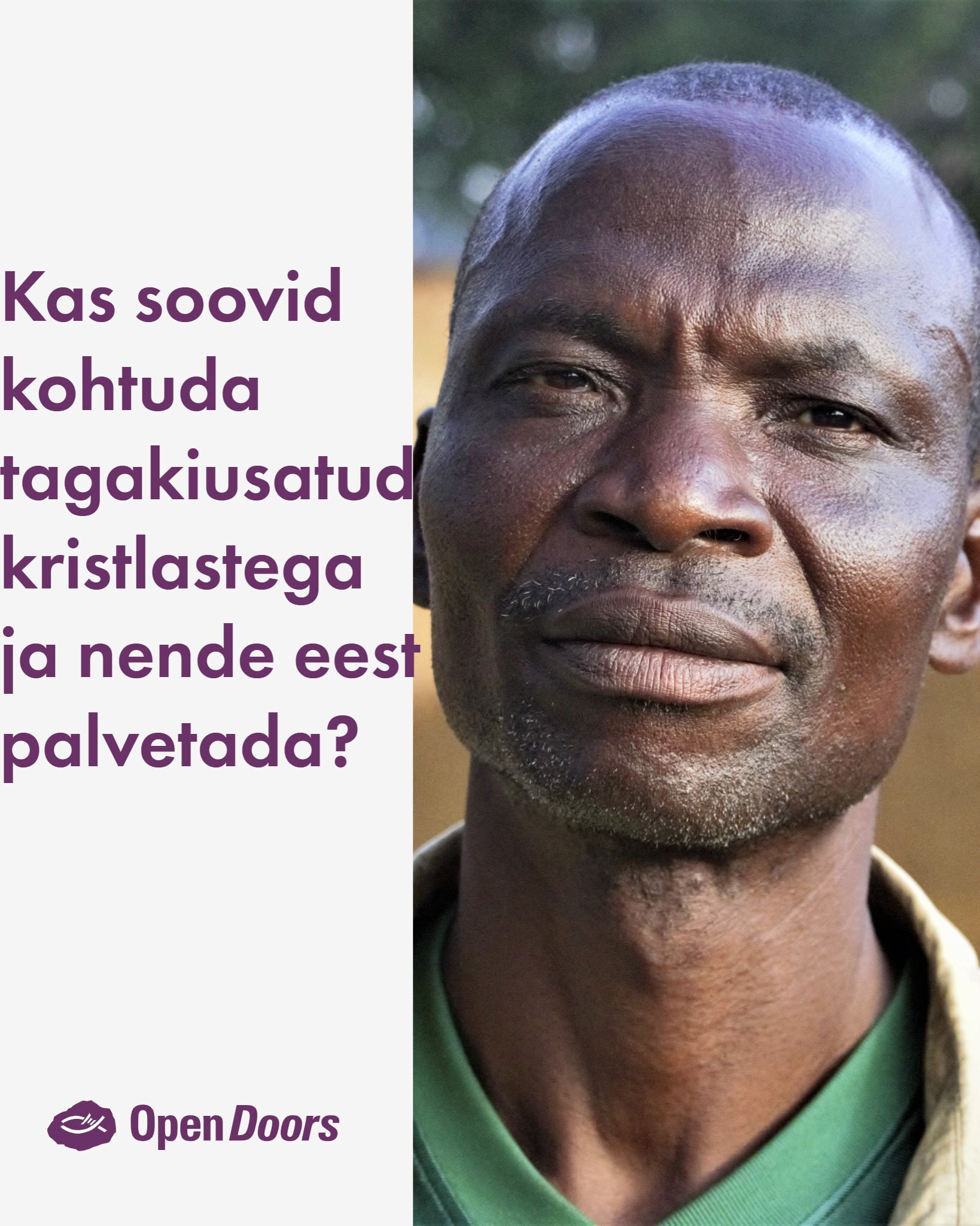 Kas soovid kohtuda tagakiusatud kristlastega ja nende eest palvetada?
