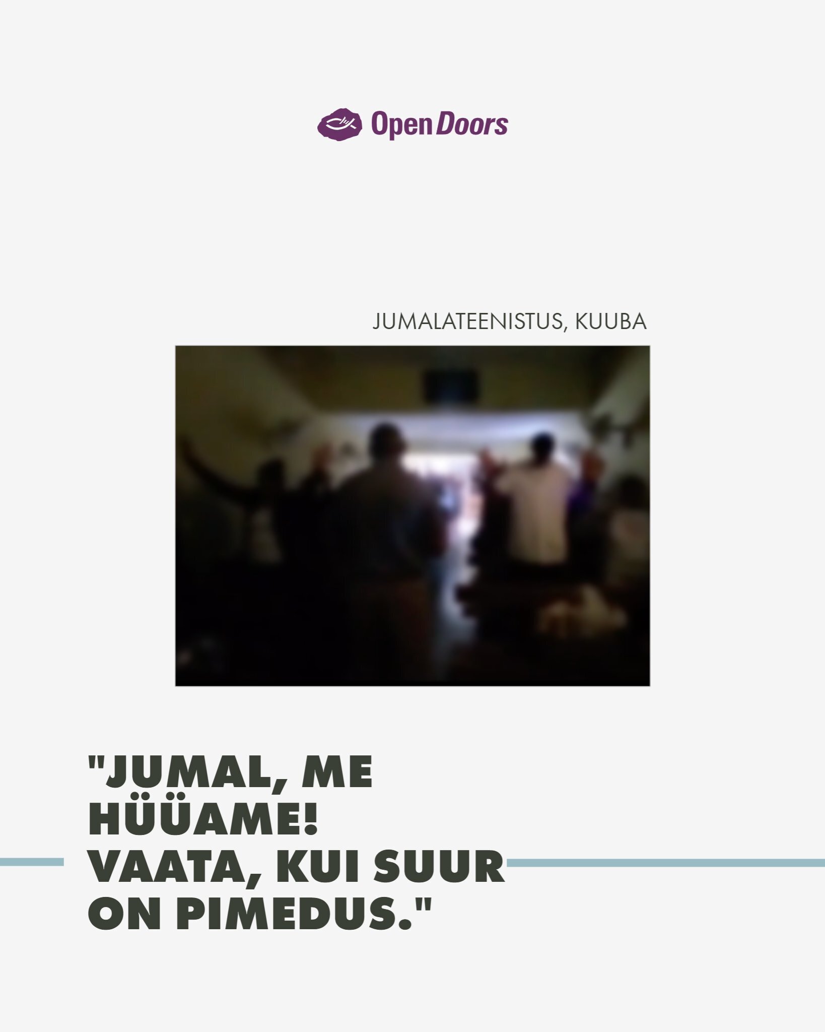 Kuuba pastori palve
