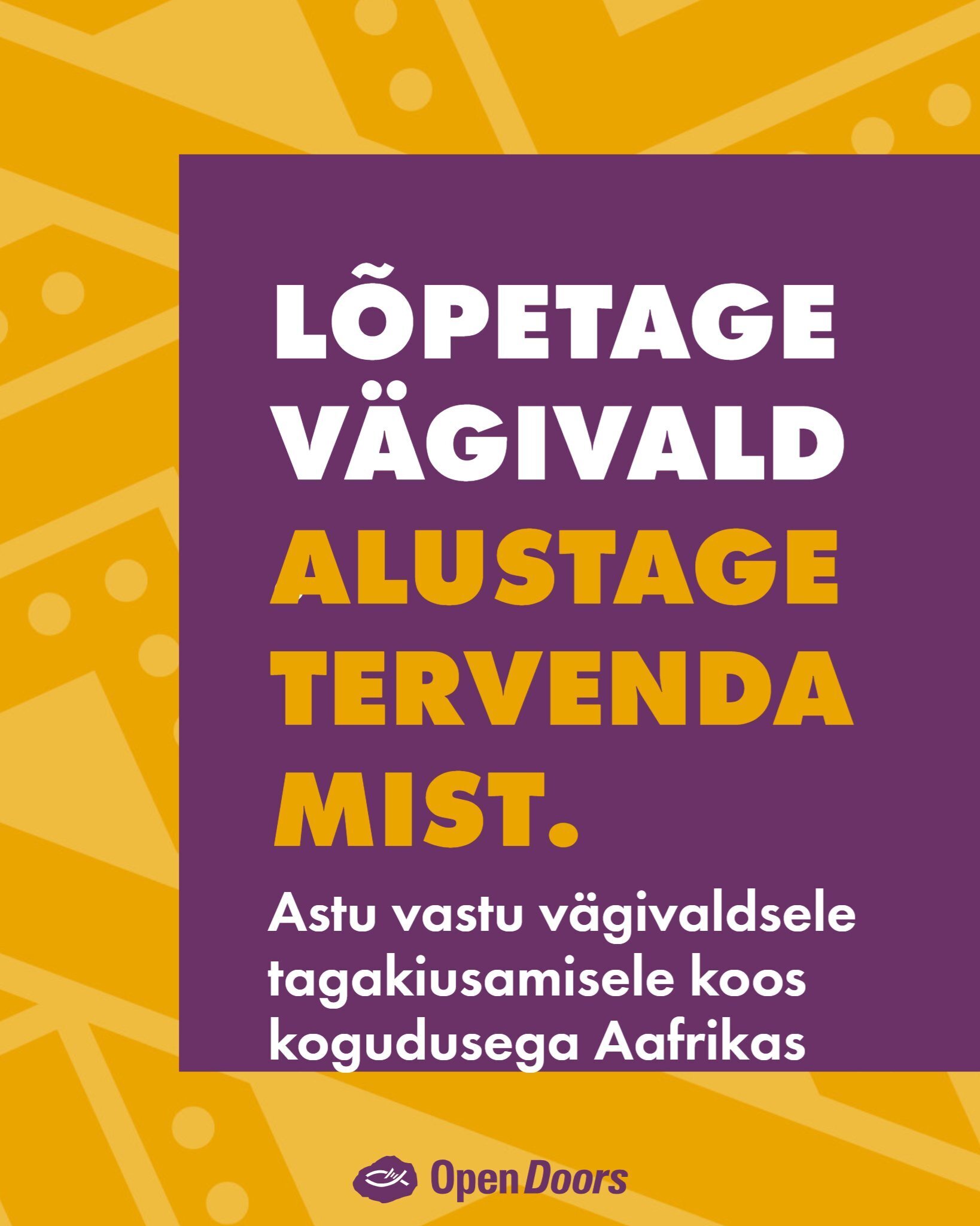 Lõpetage vägivald, alustage tervendamist