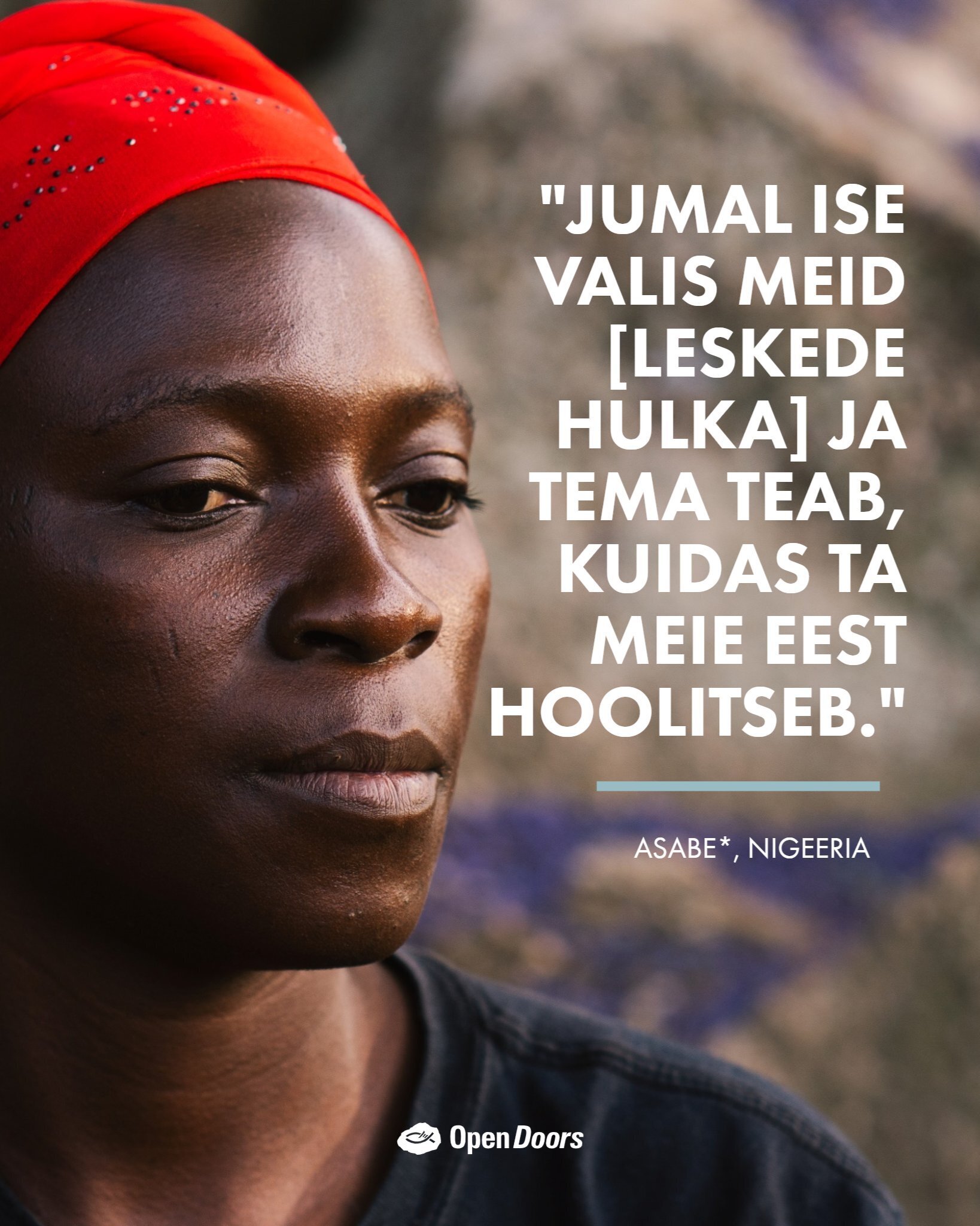 Asabe kaotas Nigeerias toimunud rünnakus oma abikaasa ja kolm poega