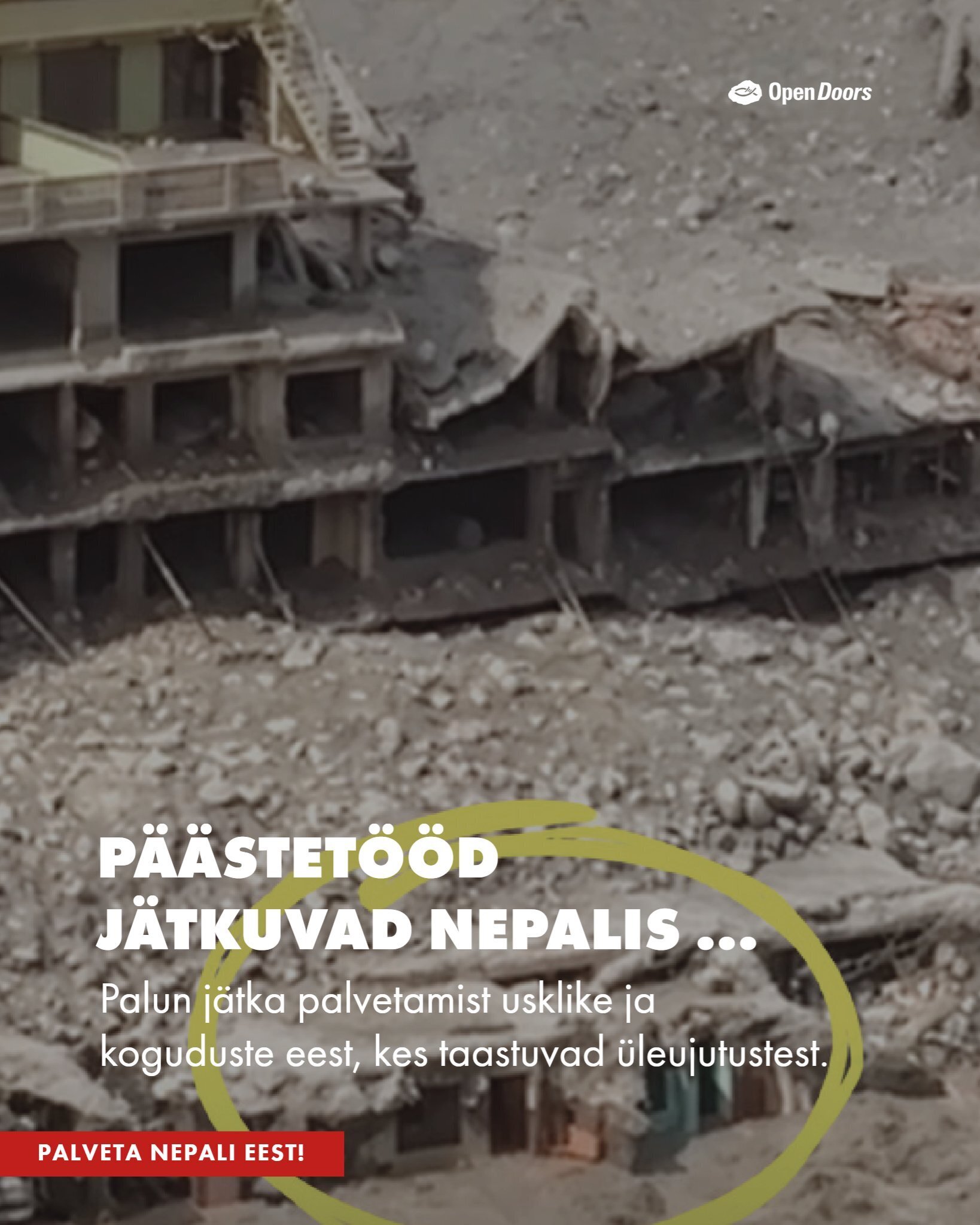 Nepali üleujutustest taastumine: liitu meiega palves kannatanud kogukondade eest