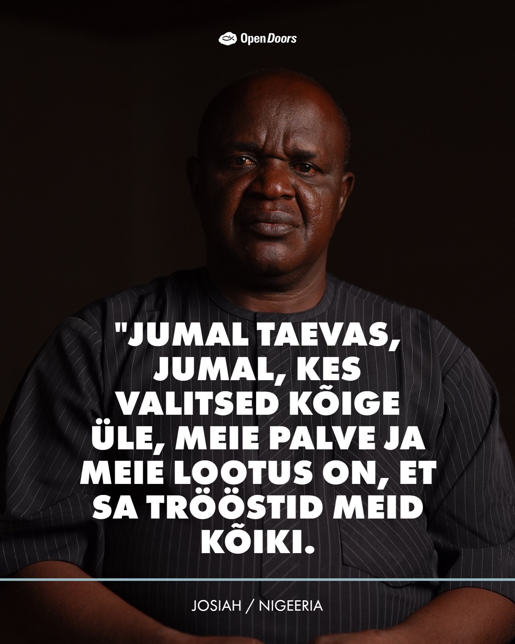 Pastor Josiah palve kristlaste eest kogu Sahara-taguses Aafrikas