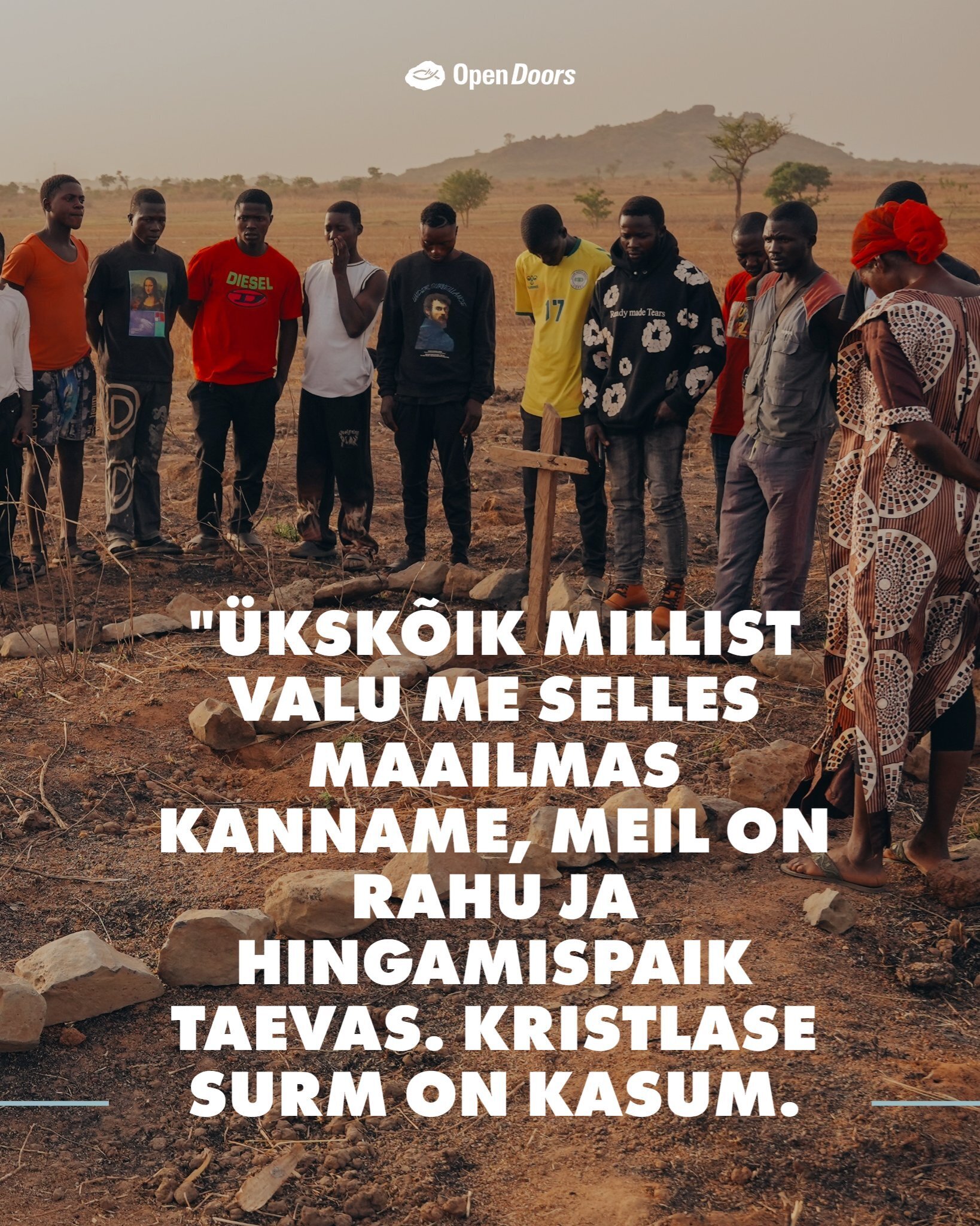 Pastor Josiah palve kristlaste eest kogu Sahara-taguses Aafrikas