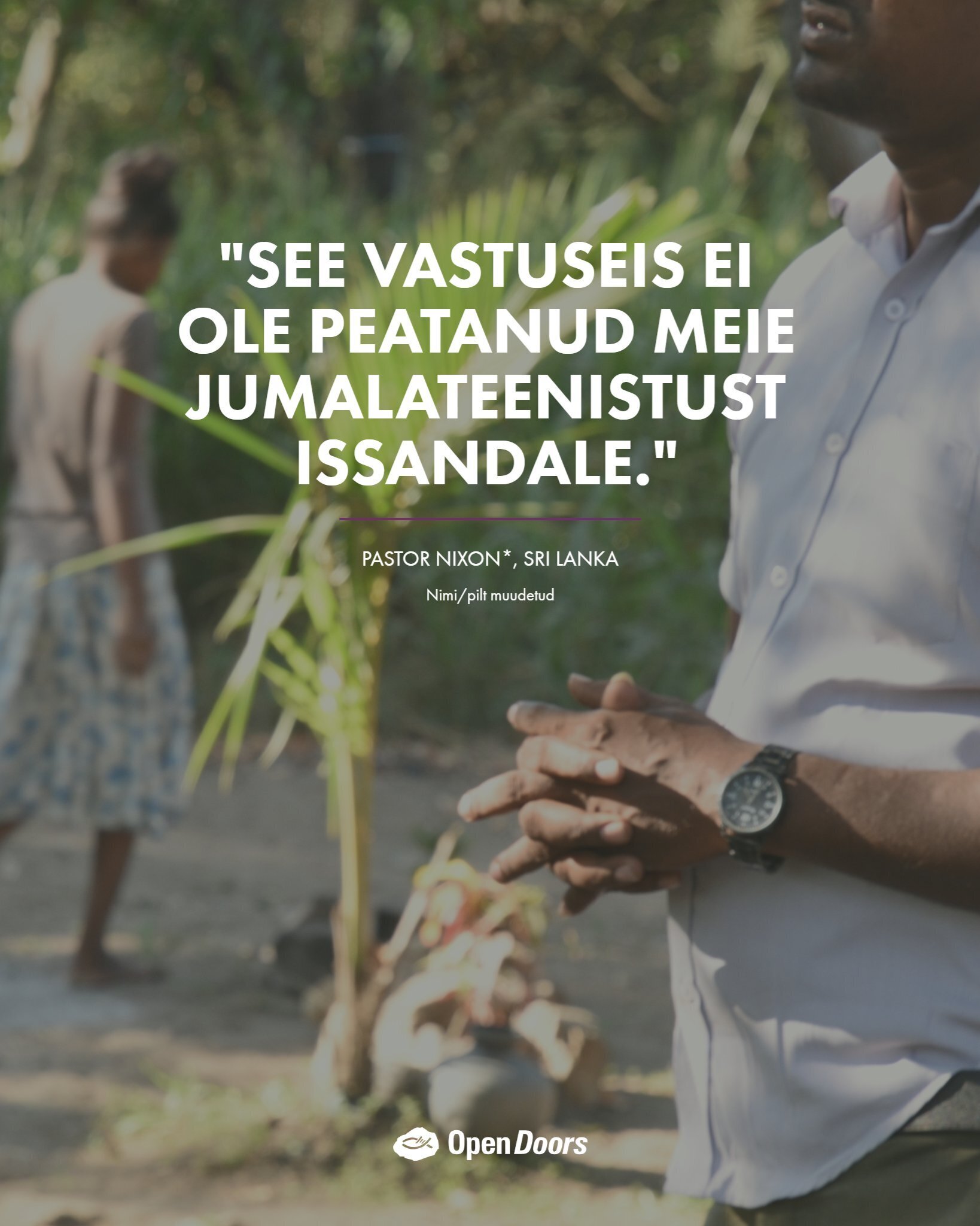 Pastor Nixoni tunnistus Sri Lankas