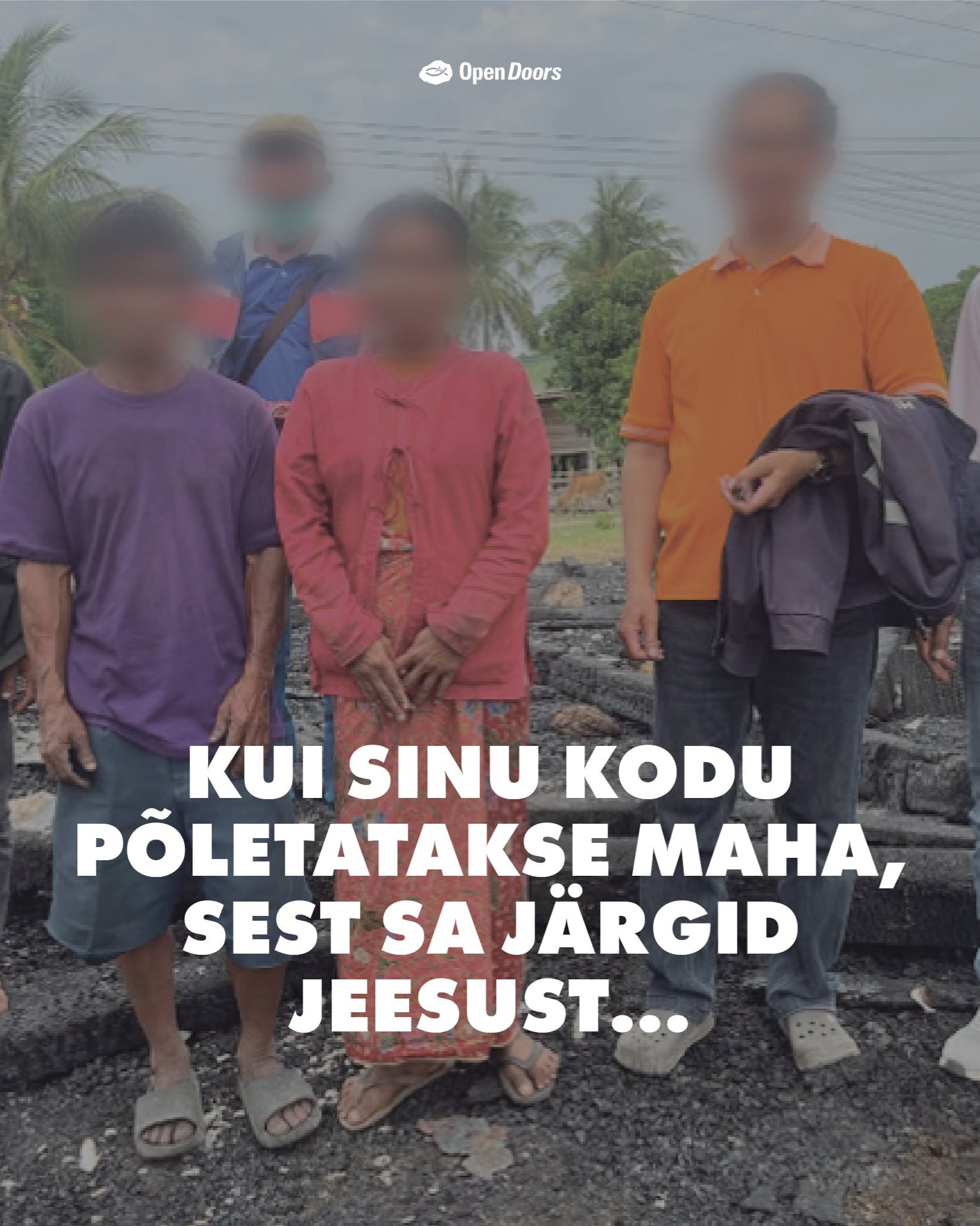 Laose perekond keeldub usust lahti ütlemast pärast kodu mahapalamist