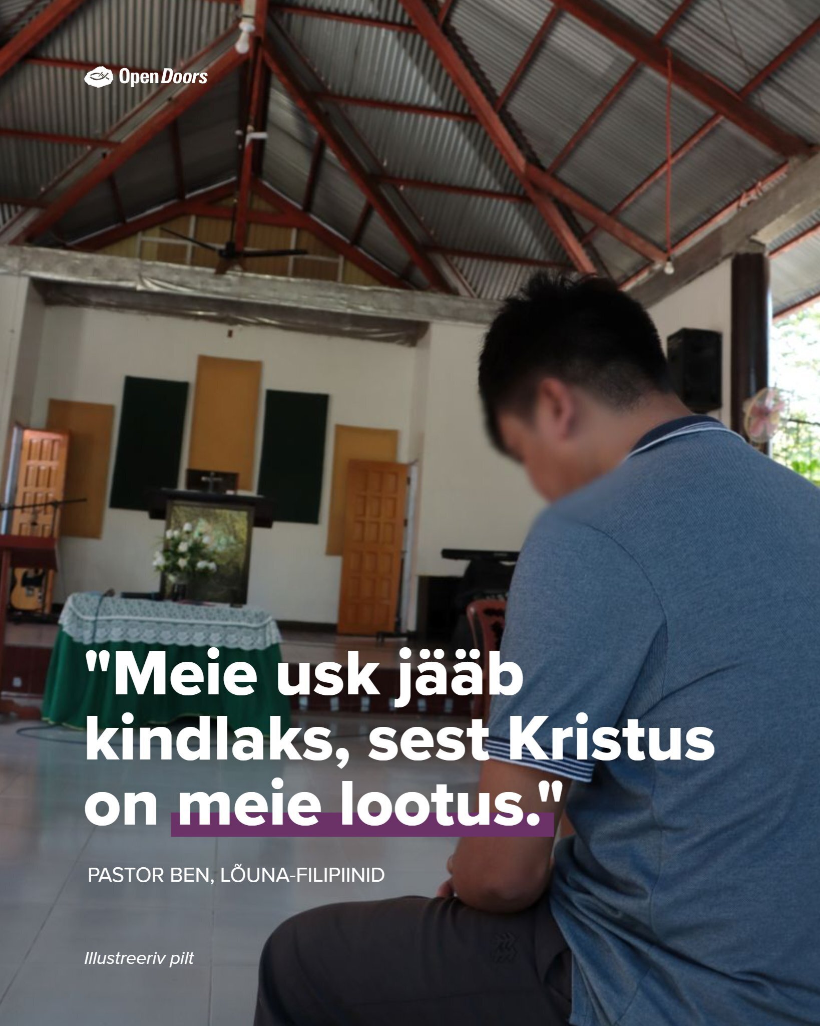 Pastor Beni kogudus Filipiinidel jääb ähvardustest hoolimata usus kindlaks