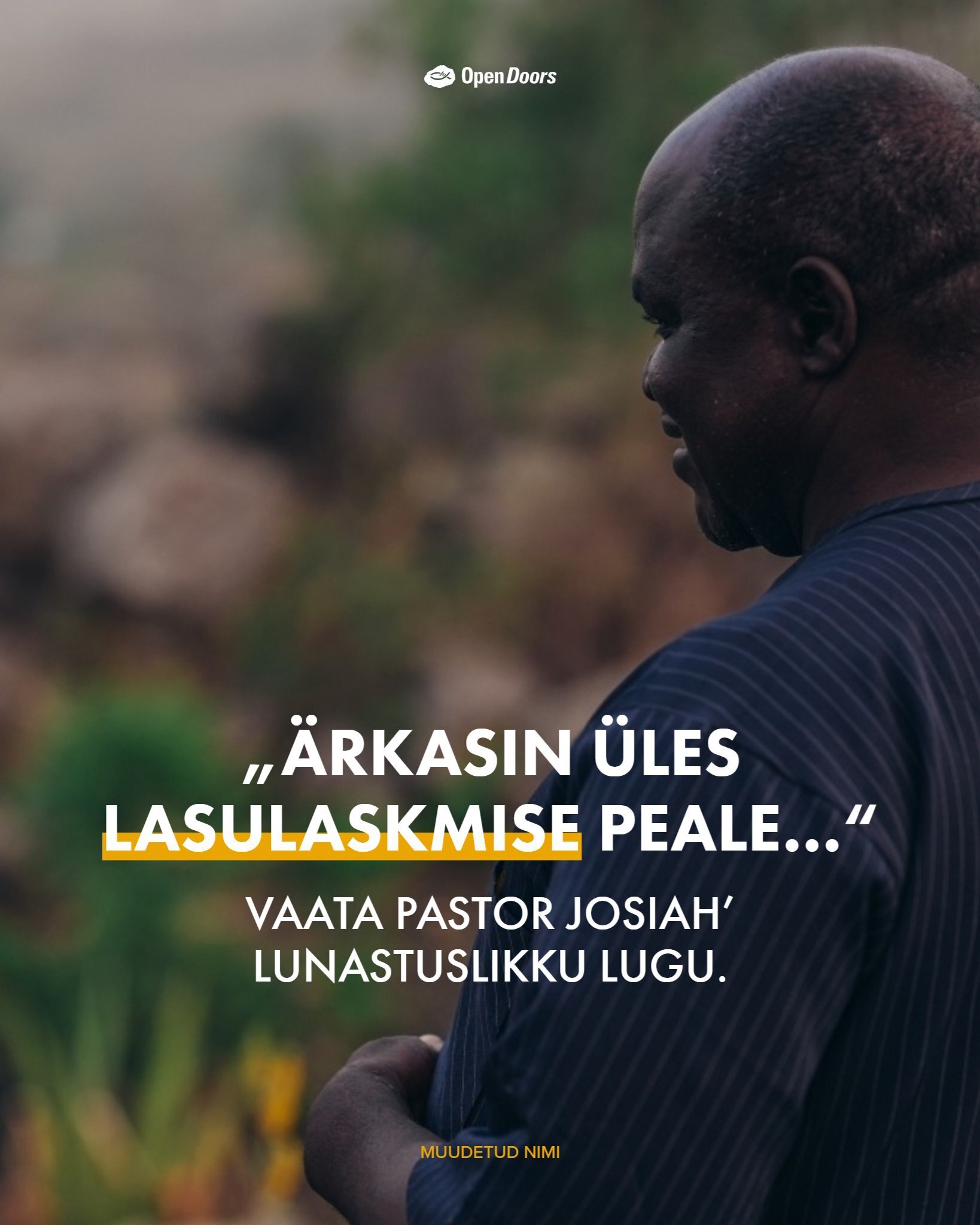 Pastor Josiah usutee vägivalla keskel Sahara-taguses Aafrikas