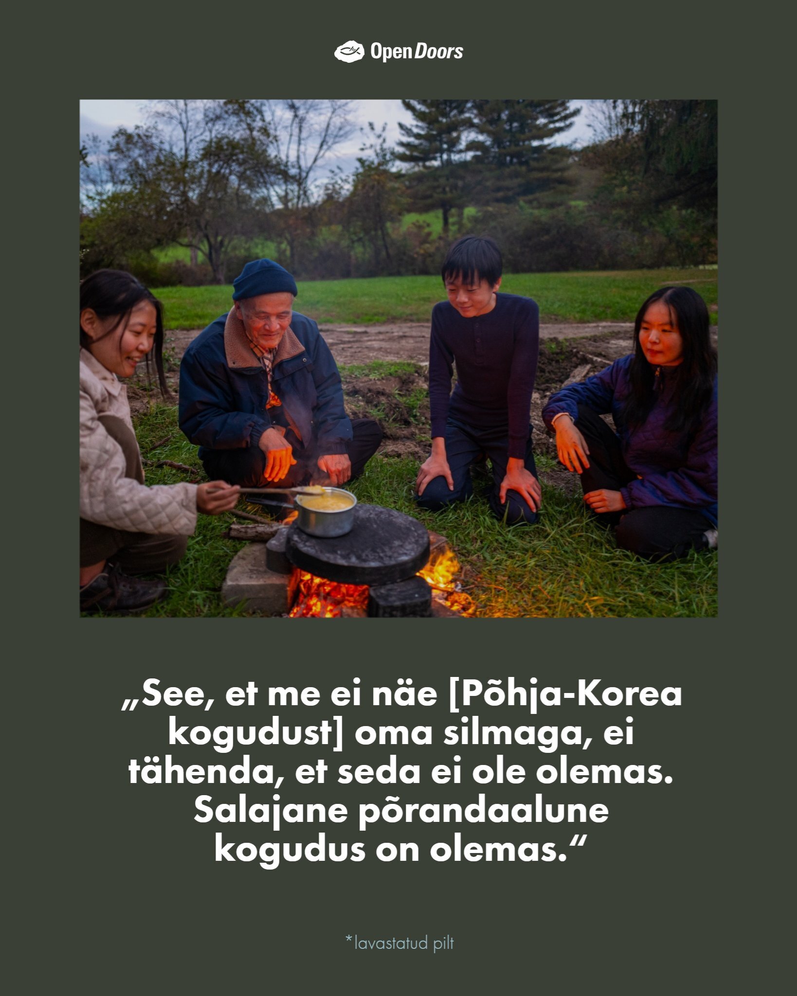 Viis olulist sõnumit välitöötajalt, kes teenib Põhja-Korea kristlasi